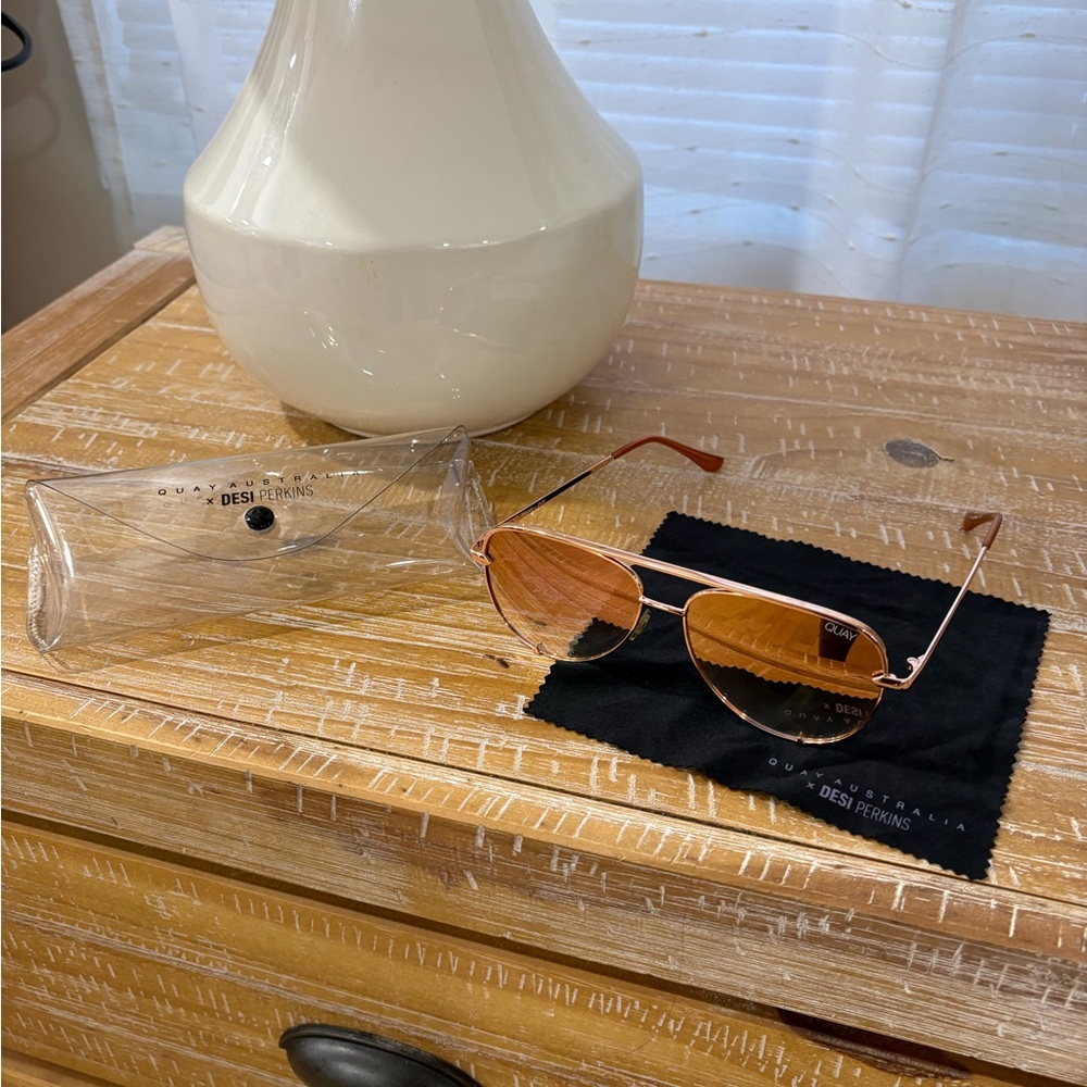 Women's Gold Sunglasses